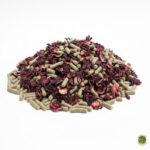 Super fibra - Pienso para tortugas de tierra mezclado con flores de hibiscus